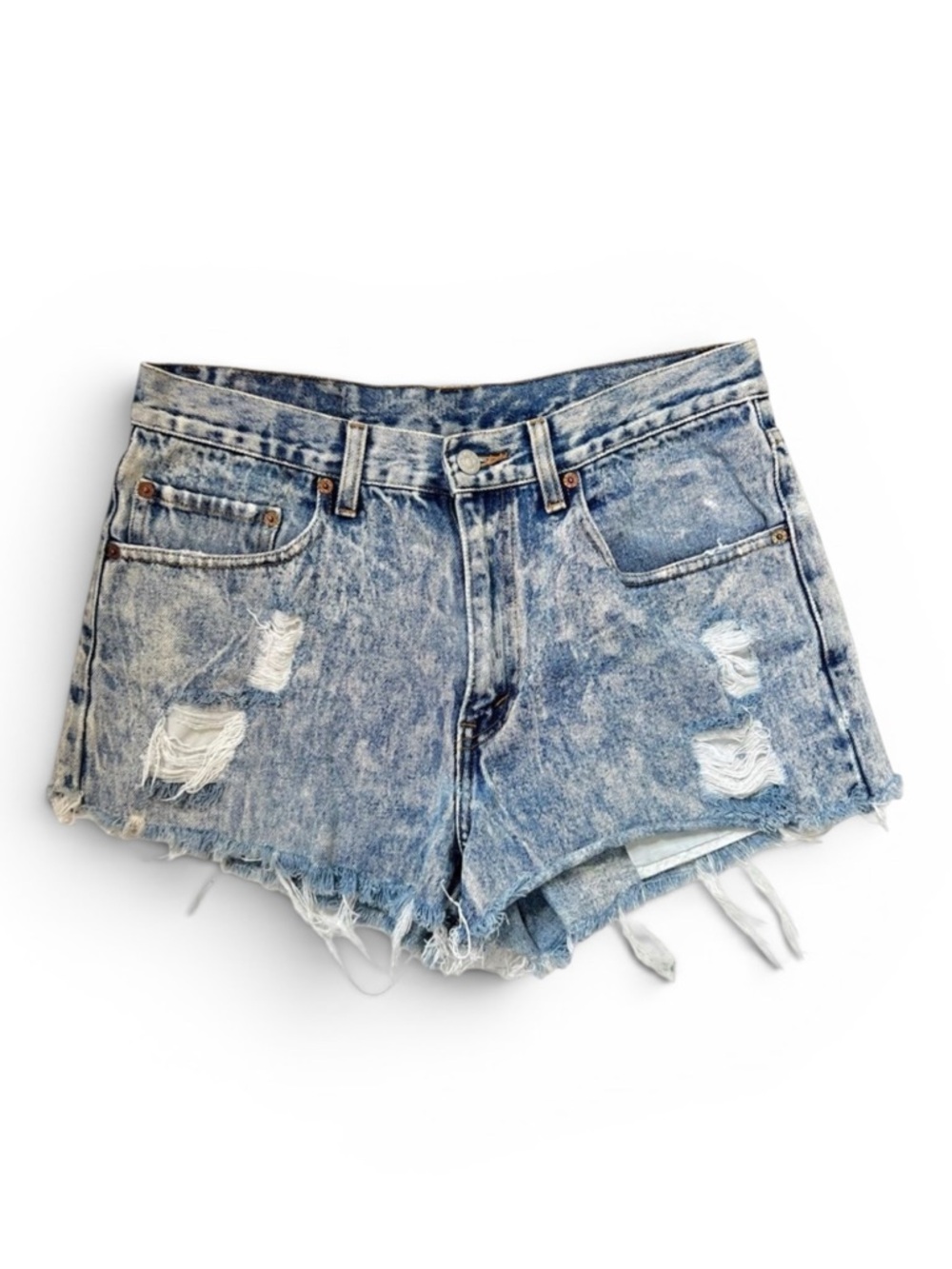 Vintage Levi’s Acid Wash Denim Cut Off Short